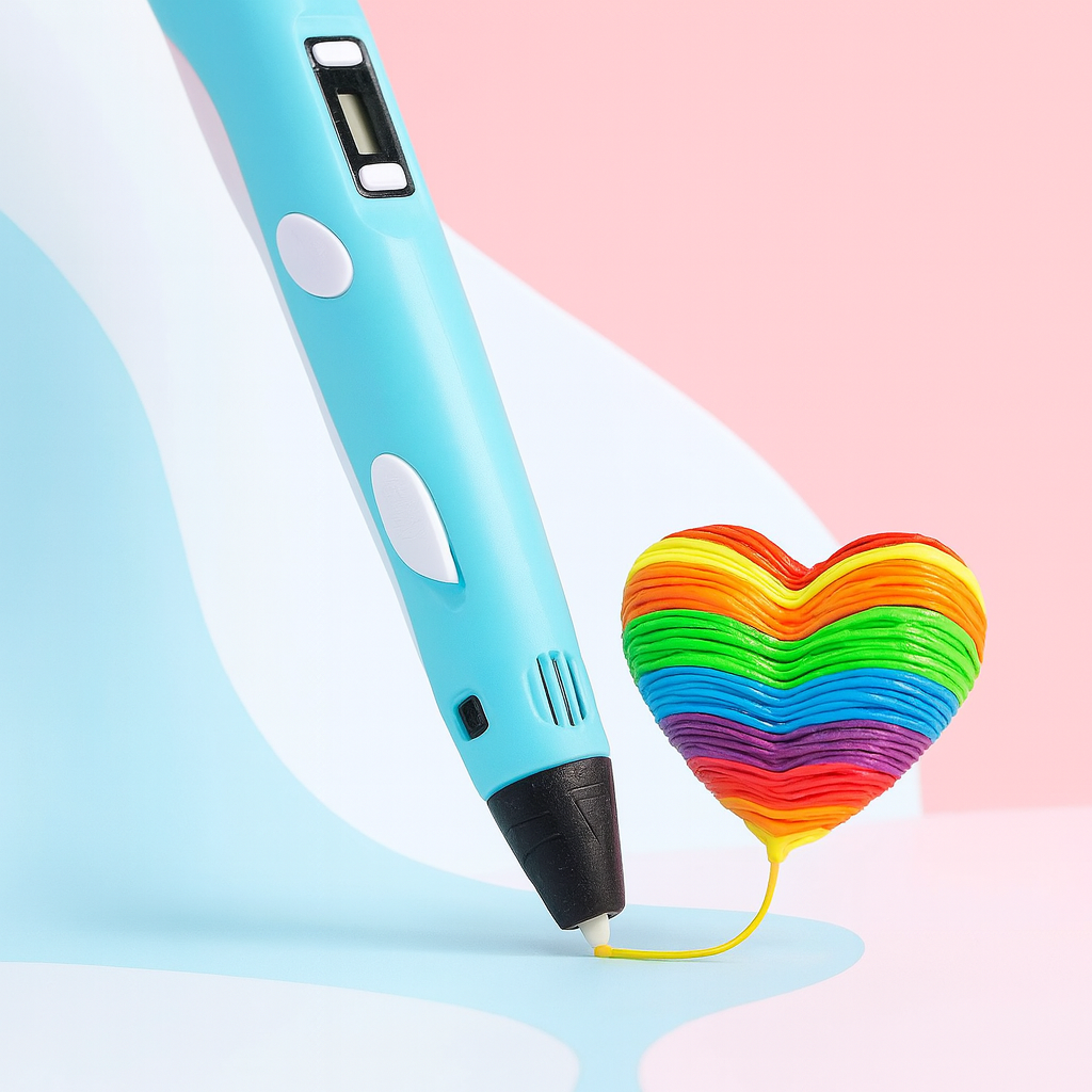 Bolígrafo Mágico 3D + 6 Recambios Color