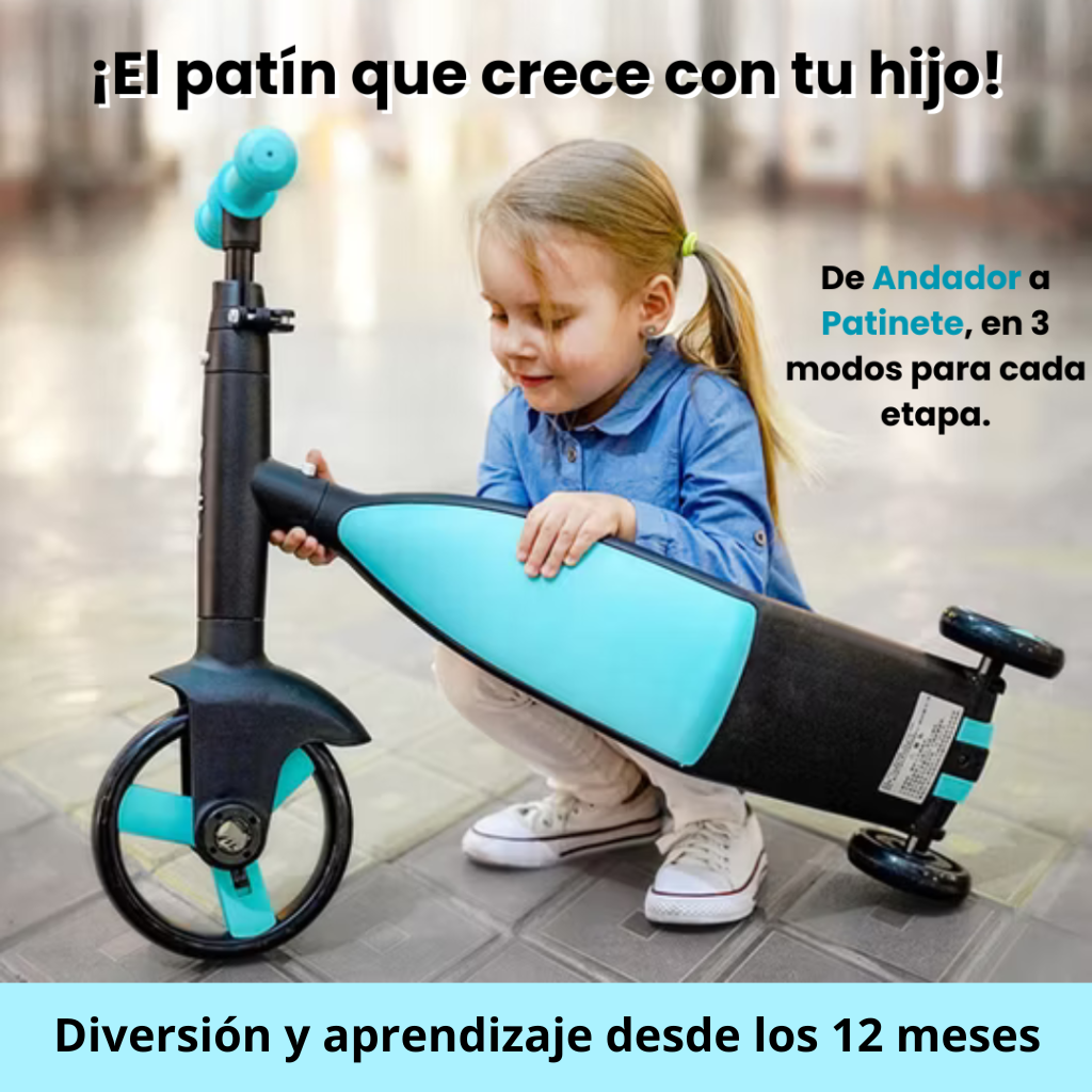 Patinete 3 en 1 KiddieLand™