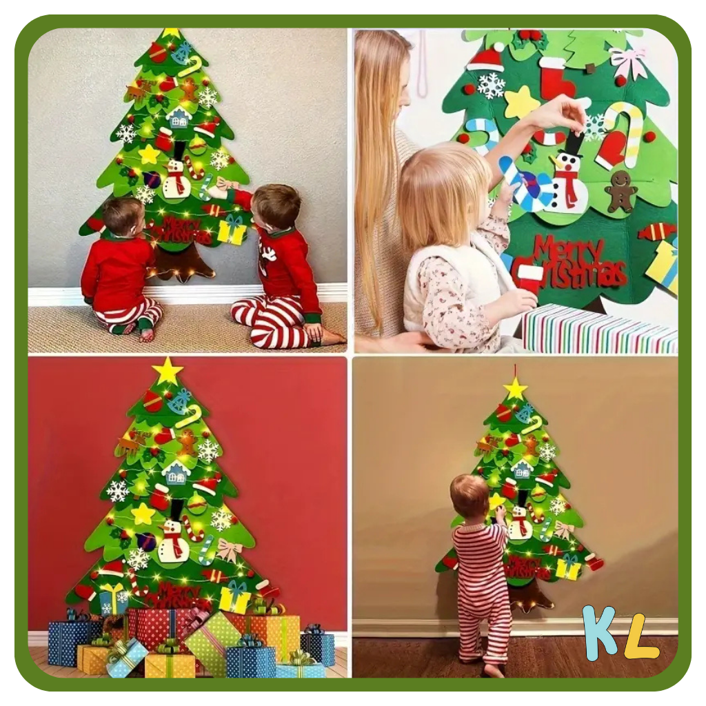 Árbol de Navidad de fieltro KiddieLand™