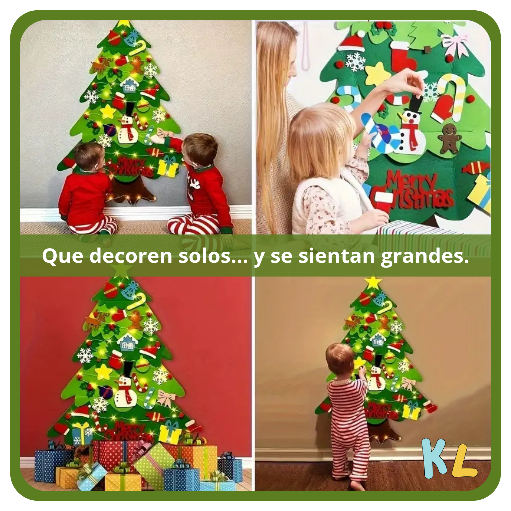 Árbol de Navidad de fieltro KiddieLand™