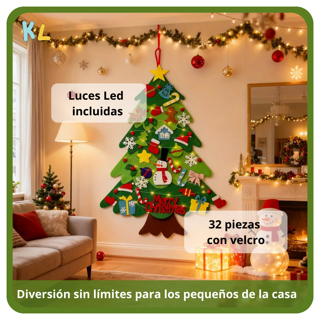Árbol de Navidad de fieltro KiddieLand™